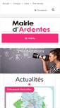 Mobile Screenshot of mairie-ardentes.com